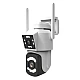 Camera de supraveghere WIFI cu lentila duala 4K Rezolutie 3MP Camera de supraveghere WIFI cu lentila duala 4K Rezolutie 3MP