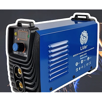 Aparat de sudura MX934 tip invertor LIDER MMA450A de 450Ah cablu electrod 3 metri afisaj electronic protectie supraincalzire Aparat de sudura MX934 tip invertor LIDER MMA450A de 450Ah cablu electrod 3 metri afisaj electronic protectie supraincalzire
