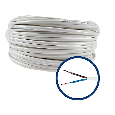Cablu electric simplu 2 x 2.5N rola 100m Cablu electric simplu 2 x 2.5N rola 100m