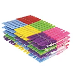 Set 144 Clesti din plastic pentru rufe cu clips BMX