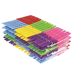 Set 144 Clesti din plastic pentru rufe cu clips BMX
