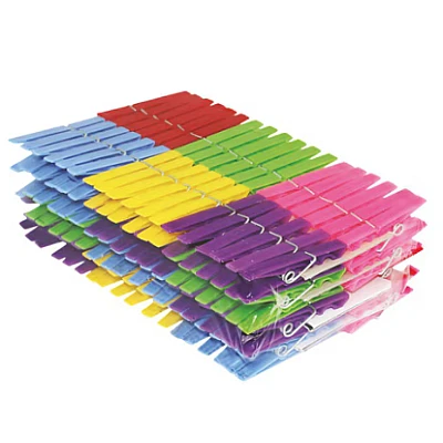Set 144 Clesti din plastic pentru rufe cu clips BMX Set 144 Clesti din plastic pentru rufe cu clips BMX