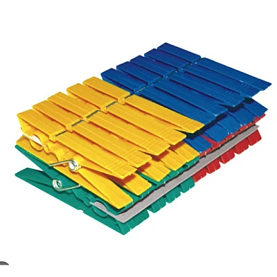 Set 144 Clesti din plastic pentru rufe cu clips BMX Set 144 Clesti din plastic pentru rufe cu clips BMX