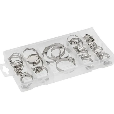 Set 50 Coliere metalice pentru furtun de la 10 la 16mm TORK Set 50 Coliere metalice pentru furtun de la 10 la 16mm TORK