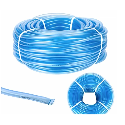 Furtun siliconat diametru 1/2 flexibil transparent rola 100m Furtun siliconat diametru 1/2 flexibil transparent rola 100m
