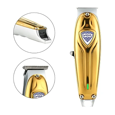 Masina de tuns profesionala VGR V 188 lame inox 4 piepteni ajustare lungime