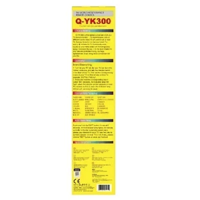 Telecomanda universala TV LED/LCD Andowl Q YK300 Telecomanda universala TV LED/LCD Andowl Q YK300