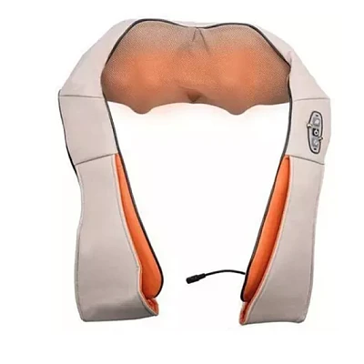Aparat de Masaj Gat Umeri Spate Cervical Lombar Role 3D Infrarosu 24W Bej Aparat de Masaj Gat Umeri Spate Cervical Lombar Role 3D Infrarosu 24W Bej
