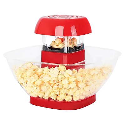 Aparat de facut popcorn cu bol pentru floricele 1200 W Aparat de facut popcorn cu bol pentru floricele 1200 W