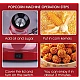 Aparat de facut popcorn cu bol pentru floricele 1200 W Aparat de facut popcorn cu bol pentru floricele 1200 W