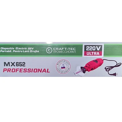 Dispozitiv portabil electric 220 V pentru ascutit lant drujba CRAFT TEC MX652 Dispozitiv portabil electric 220 V pentru ascutit lant drujba CRAFT TEC MX652