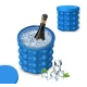 Frapiera gheata 2 IN 1 din silicon si forma pentru cuburi de gheata