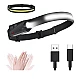 Lanterna de cap tip banda cu acumulator intern frontala si senzor de miscare JF 001 Lanterna de cap tip banda cu acumulator intern frontala si senzor de miscare JF 001