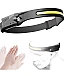 Lanterna de cap tip banda cu acumulator intern frontala si senzor de miscare JF 001 Lanterna de cap tip banda cu acumulator intern frontala si senzor de miscare JF 001