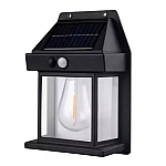 Lampa solara de perete tip bec clasic cu senzor de miscare fara fir LED 3W