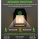 Lampa solara de perete tip bec clasic cu senzor de miscare fara fir LED 3W Lampa solara de perete tip bec clasic cu senzor de miscare fara fir LED 3W
