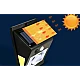 Lampa solara de perete cu leduri laterale lupa si senzor de miscare si lumina CL 2566A Lampa solara de perete cu leduri laterale lupa si senzor de miscare si lumina CL 2566A