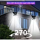 Lampa solara de perete cu leduri laterale lupa si senzor de miscare si lumina CL 2566A Lampa solara de perete cu leduri laterale lupa si senzor de miscare si lumina CL 2566A