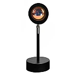 Lampa cu lupa videografie si telecomanda efecte Sunset multicolor cu telecomanda