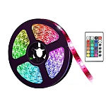 Kit Banda LED RGB cu Telecomanda 300 LED uri Lungime 5m 220V BS