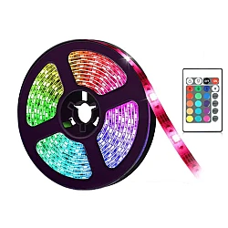 Kit Banda LED RGB cu Telecomanda 300 LED uri Lungime 5m 220V BS