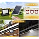 Kit Proiector Led cu panou solar 200W si telecomanda 571 LED Kit Proiector Led cu panou solar 200W si telecomanda 571 LED