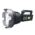 Lanterna de mana cu LED TD 999 de 50W cu 8000 lumeni acumulator integrat lumina laterala COB
