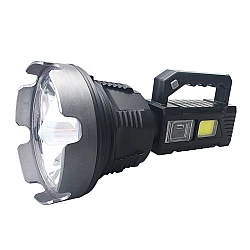 Lanterna de mana cu LED TD 999 de 50W cu 8000 lumeni acumulator integrat lumina laterala COB