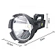 Lanterna de mana cu LED TD 999 de 50W cu 8000 lumeni acumulator integrat lumina laterala COB Lanterna de mana cu LED TD 999 de 50W cu 8000 lumeni acumulator integrat lumina laterala COB