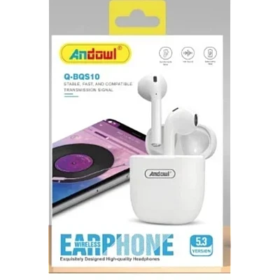 Casti wireless Andowl Q BQS10 Bluetooth 5.3 cu carcasa de incarcare Casti wireless Andowl Q BQS10 Bluetooth 5.3 cu carcasa de incarcare
