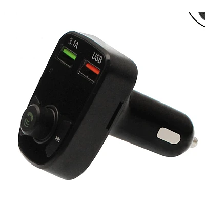 Modulator FM Bluetooth si incarcator auto 12V/24V cu 2 porturi USB Q C67 Andowl Modulator FM Bluetooth si incarcator auto 12V/24V cu 2 porturi USB Q C67 Andowl