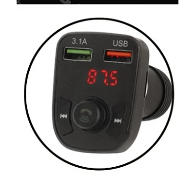 Modulator FM Bluetooth si incarcator auto 12V/24V cu 2 porturi USB Q C67 Andowl Modulator FM Bluetooth si incarcator auto 12V/24V cu 2 porturi USB Q C67 Andowl
