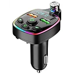 Modulator FM Andowl Q C71 cu 3 porturi USB microfon handsfree incarcare USB 3.1A