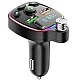 Modulator FM Andowl Q C71 cu 3 porturi USB microfon handsfree incarcare USB 3.1A Modulator FM Andowl Q C71 cu 3 porturi USB microfon handsfree incarcare USB 3.1A