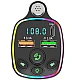 Modulator FM Andowl Q C71 cu 3 porturi USB microfon handsfree incarcare USB 3.1A Modulator FM Andowl Q C71 cu 3 porturi USB microfon handsfree incarcare USB 3.1A