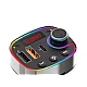 Modulator auto LED RGB BT FM Handsfree USB Andowl Q C888 Modulator auto LED RGB BT FM Handsfree USB Andowl Q C888