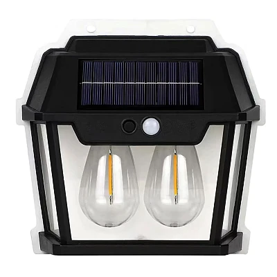 Lampa Solara de Perete Q D1522 Cu 2 becuri LED pentru exterior cu senzor de miscare si lumina Lampa Solara de Perete Q D1522 Cu 2 becuri LED pentru exterior cu senzor de miscare si lumina