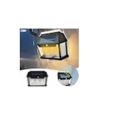 Lampa solara LED de perete cu 3 becuri Senzor de miscare Andowl Q D1640 Lampa solara LED de perete cu 3 becuri Senzor de miscare Andowl Q D1640