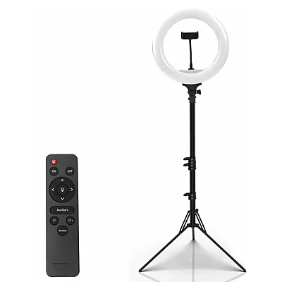 Lampa Ring Light 13 inch 3200k-5600k cu telecomanda Andowl Q L201 Lampa Ring Light 13 inch 3200k-5600k cu telecomanda Andowl Q L201
