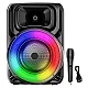Boxa portabila cu microfon ZQS 8147 de 45W BT/FM/USB/AUX RGB 8 inch Boxa portabila cu microfon ZQS 8147 de 45W BT/FM/USB/AUX RGB 8 inch