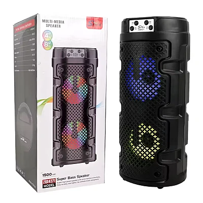 UB Boxa portabila Bluetooth ZQS 4271 de 2 x 4 inch cu lumina RGB UB Boxa portabila Bluetooth ZQS 4271 de 2 x 4 inch cu lumina RGB
