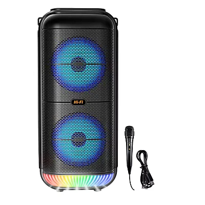 Boxa portabila Bluetooth ZQS 8227 de 6 x 2 inch cu microfon Boxa portabila Bluetooth ZQS 8227 de 6 x 2 inch cu microfon