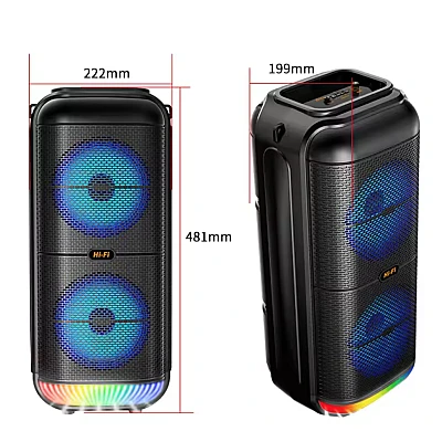 Boxa portabila Bluetooth ZQS 8227 de 6 x 2 inch cu microfon Boxa portabila Bluetooth ZQS 8227 de 6 x 2 inch cu microfon