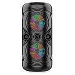 Boxa Portabila ZQS 4259 Microfon Bluetooth Mp3 Digital Player 2 Difuzoare Led RGB
