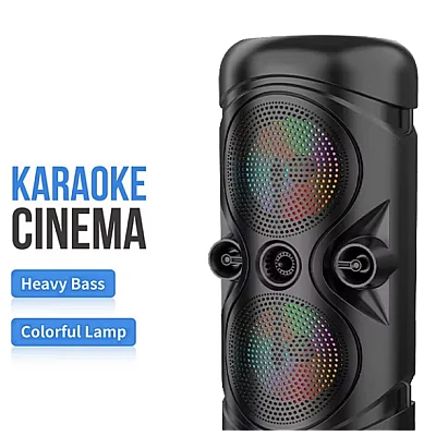 Boxa Portabila ZQS 4259 Microfon Bluetooth Mp3 Digital Player 2 Difuzoare Led RGB Boxa Portabila ZQS 4259 Microfon Bluetooth Mp3 Digital Player 2 Difuzoare Led RGB