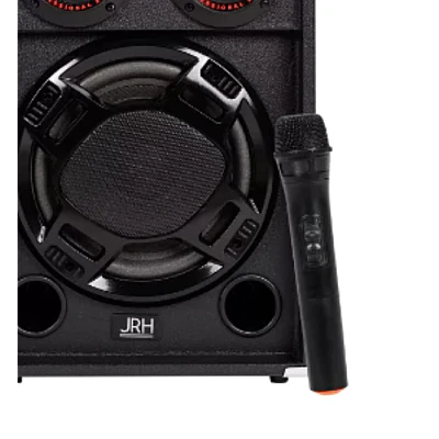 Set Boxe Profesionale KTA 284 cu Microfon Wireless Telecomanda si joc de lumini Set Boxe Profesionale KTA 284 cu Microfon Wireless Telecomanda si joc de lumini