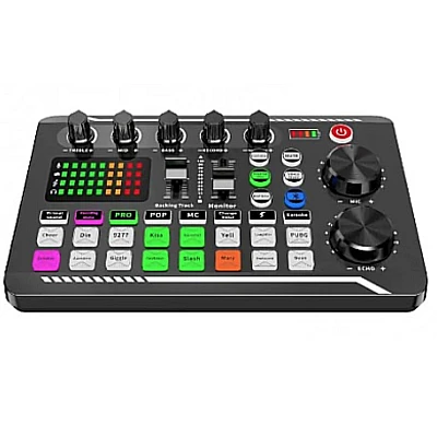 Placa de Sunet Live Q SK7 cu Mixer Audio Podcast si Schimbator de Voce Placa de Sunet Live Q SK7 cu Mixer Audio Podcast si Schimbator de Voce