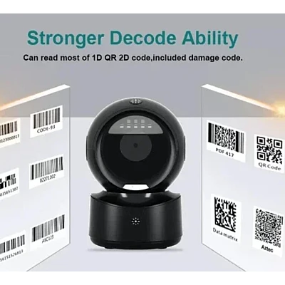 Scaner QR/coduri de bare de birou profesional Andowl Q SM5 negru Scaner QR/coduri de bare de birou profesional Andowl Q SM5 negru
