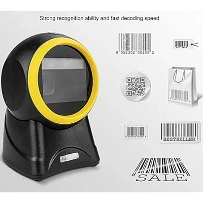 Scaner QR/coduri de bare de birou profesional Andowl Q SM6 negru/galben Scaner QR/coduri de bare de birou profesional Andowl Q SM6 negru/galben