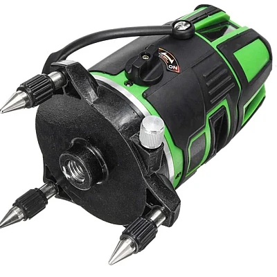 Nivela orizontala/verticala cu laser electric profesional Andowl Q SP01 verde Nivela orizontala/verticala cu laser electric profesional Andowl Q SP01 verde